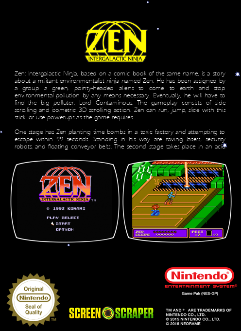 Zen Intergalactic Ninja — box-2D-back (SS)