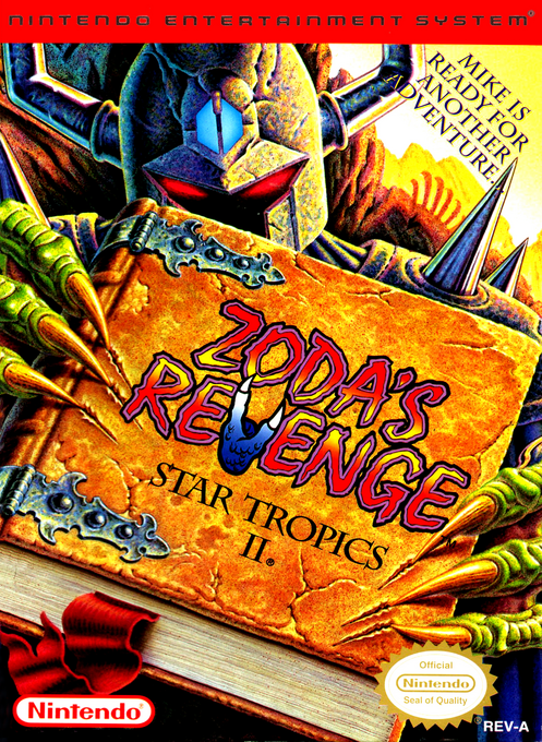Zoda's Revenge - Star Tropics 2 box art