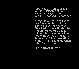 robotfindskitten — sstitle (WOR)