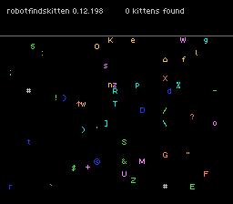 robotfindskitten — ss (WOR)