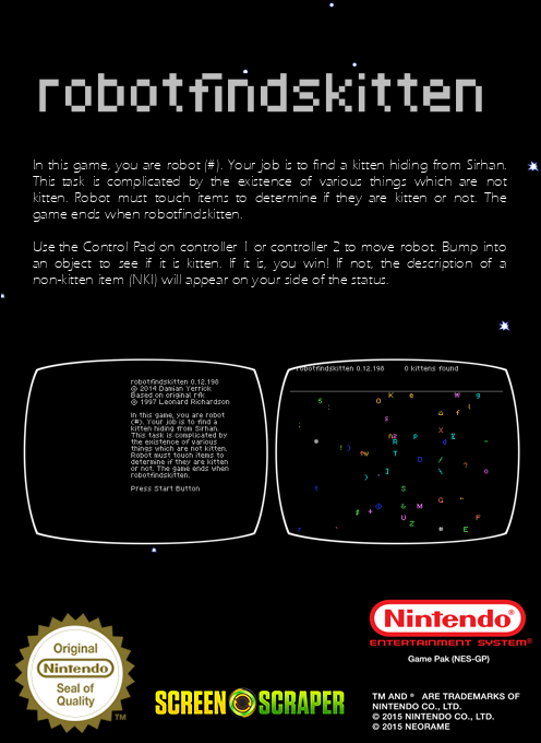 robotfindskitten — box-2D-back (SS)