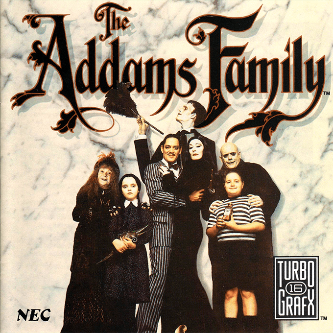 Addams Family, The box art
