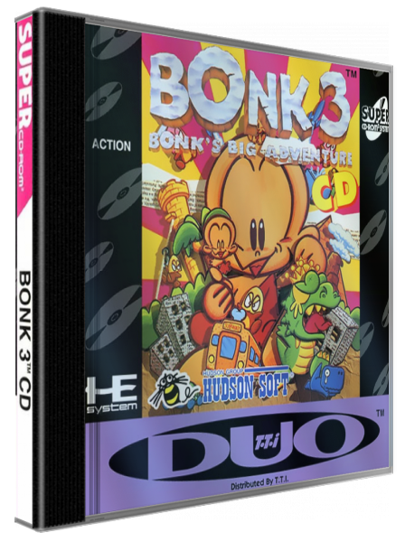 Bonk 3 - Bonk's Big Adventure — box-3D (US)