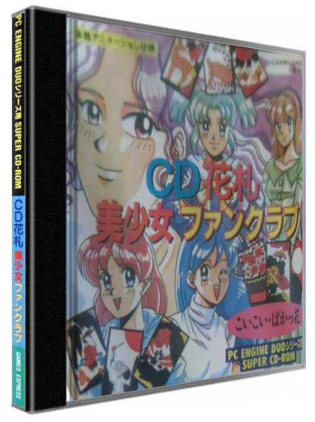 Cd Hanafuda - Bishoujo Fan Club — box-3D (JP)