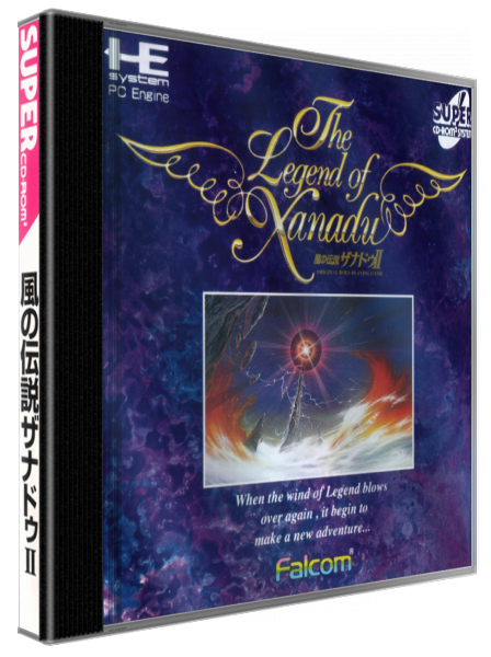 Kaze No Densetsu Xanadu 2 — box-3D (JP)