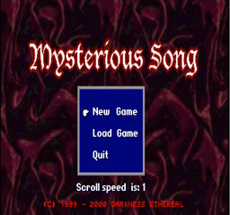 Mysterious Song — sstitle (WOR)