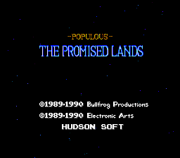 Populous - The Promised Lands — sstitle (WOR)