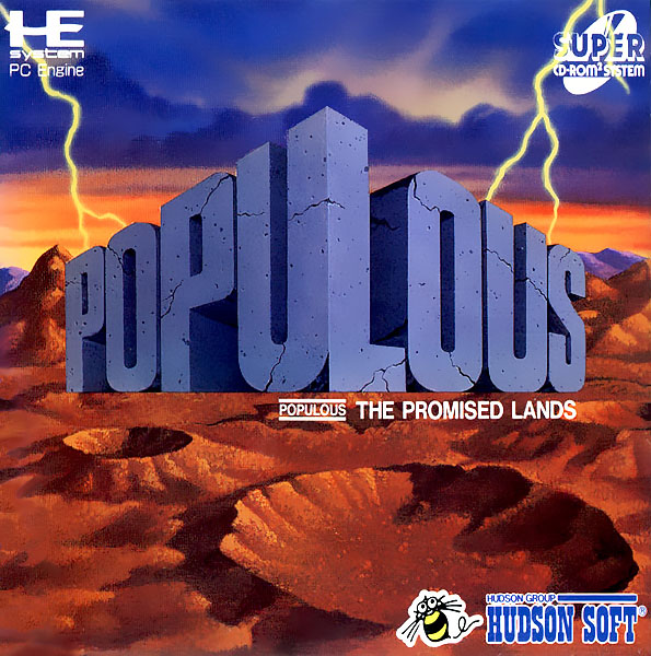 Populous - The Promised Lands box art