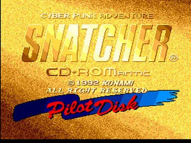 ZZZ(notgame):Snatcher Cd-romantic - Pilot Disk — sstitle (JP)