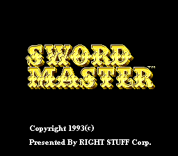 Sword Master — sstitle (WOR)