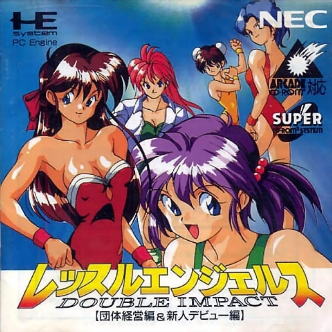 Wrestling Angels - Double Impact box art