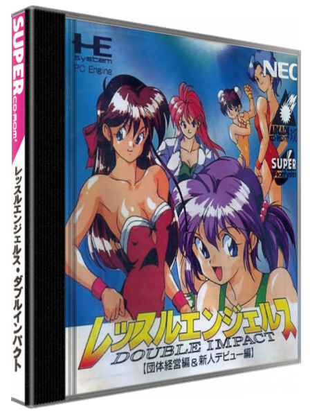 Wrestling Angels - Double Impact — box-3D (JP)