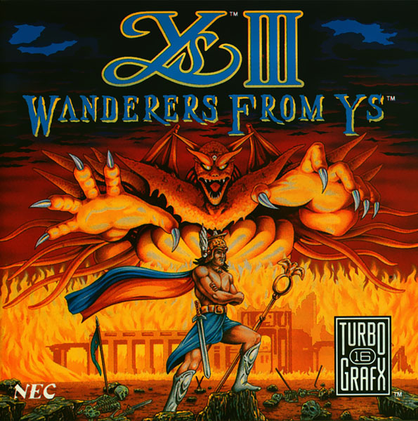 Ys 3 - Wanderers From Ys box art