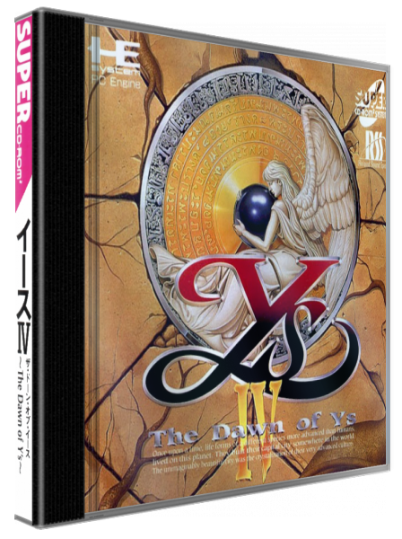 Ys 4 - The Dawn Of Ys — box-3D (JP)