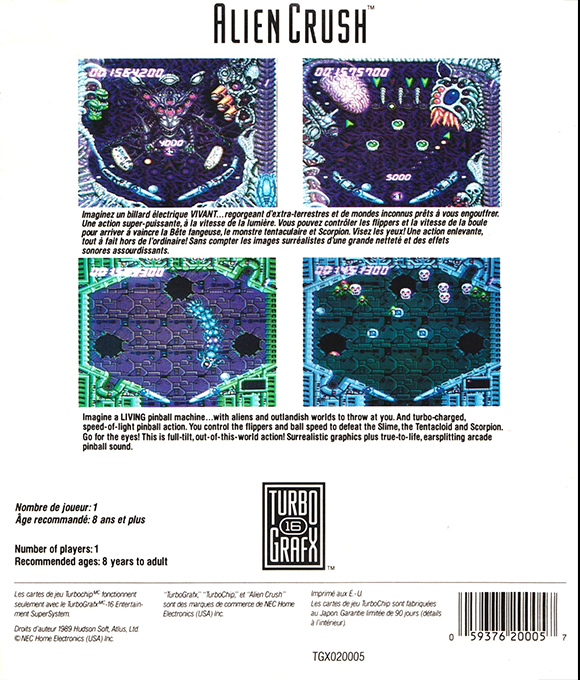 Alien Crush — box-2D-back (US)