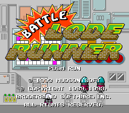Battle Lode Runner — sstitle (JP)