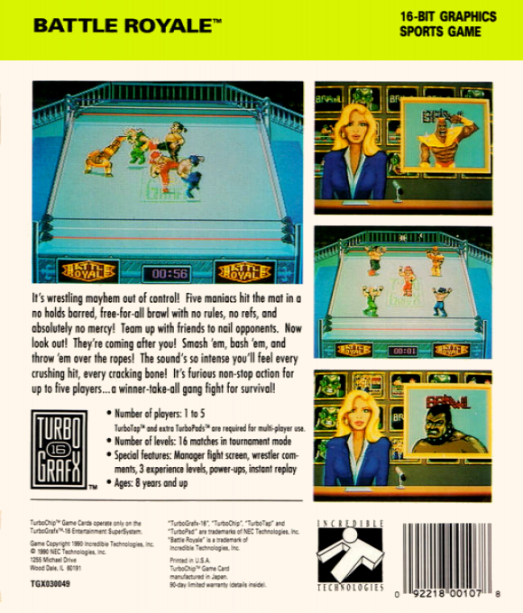 Battle Royale — box-2D-back (US)