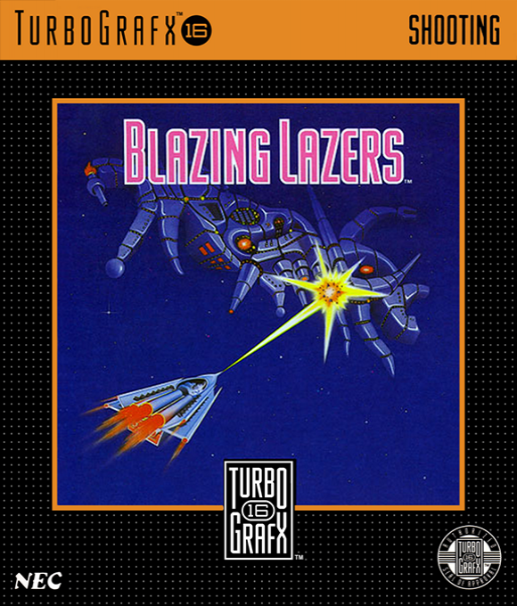 Blazing Lazers box art