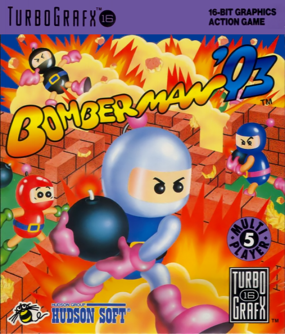 Bomberman '93 box art
