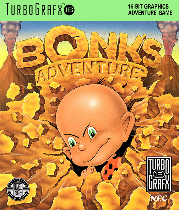 Bonk's Adventure box art