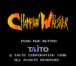 Champion Wrestler — sstitle (JP)