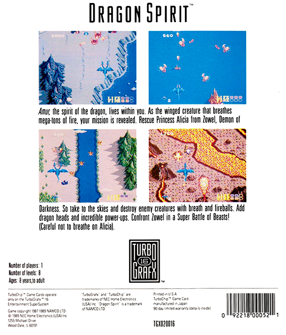 Dragon Spirit — box-2D-back (US)