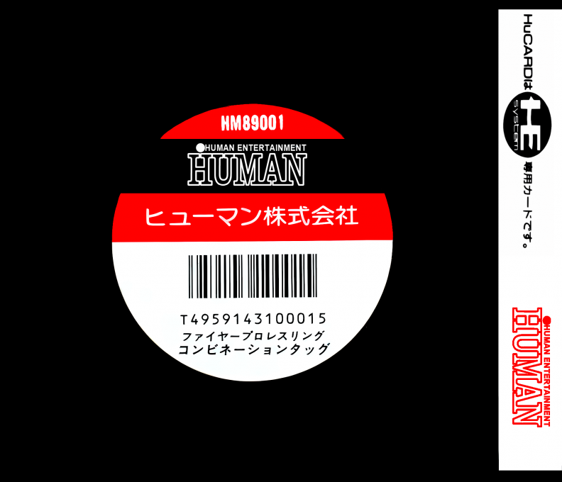 Fire Pro Wrestling - Combination Tag — box-2D-back (JP)