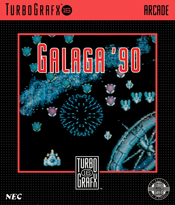 Galaga '90 box art