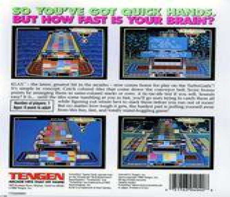Klax — box-2D-back (JP)
