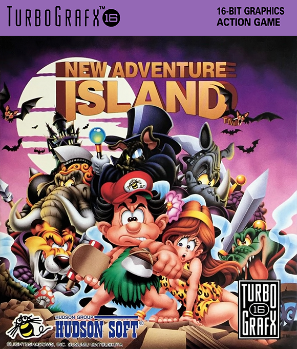 New Adventure Island box art