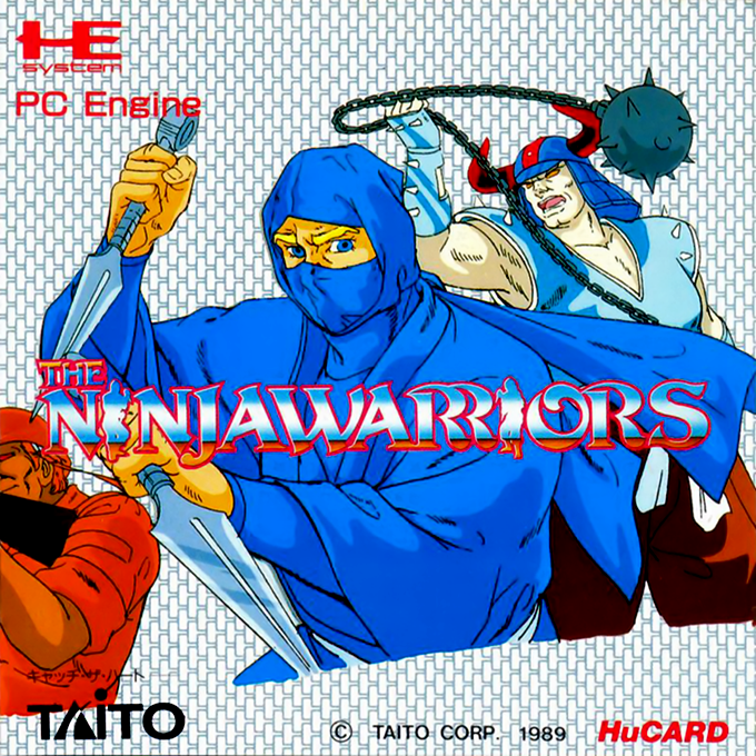 Ninja Warriors, The box art