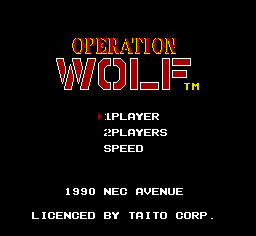 Operation Wolf — sstitle (JP)