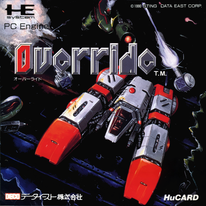 Override box art