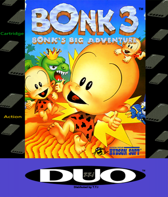 Bonk 3 - Bonk's Big Adventure box art