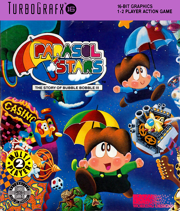 Parasol Stars - The Story Of Bubble Bobble 3 box art