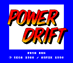 Power Drift — sstitle (JP)