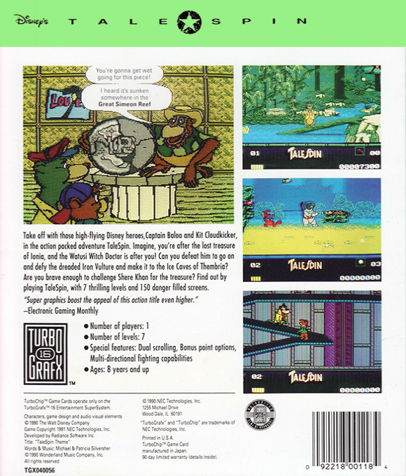 Talespin — box-2D-back (US)