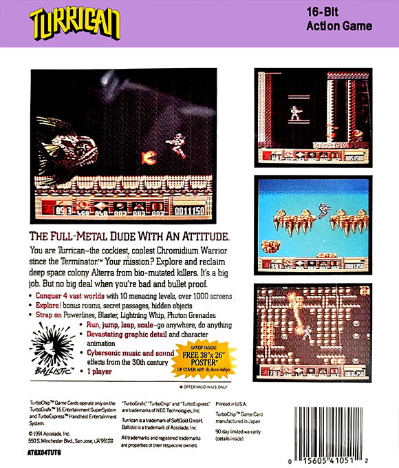 Turrican — box-2D-back (US)