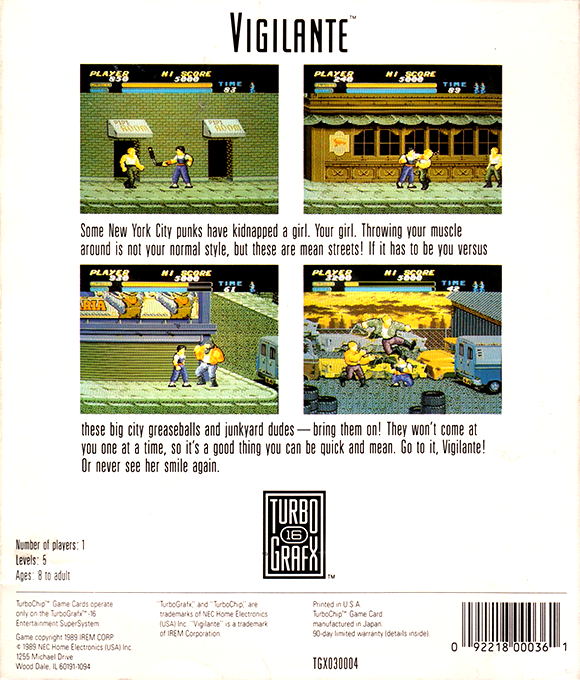 Vigilante — box-2D-back (US)