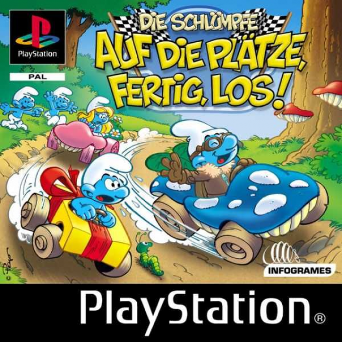 Smurf Racer! — box-2D (DE)