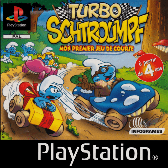 Smurf Racer! — box-2D (FR)