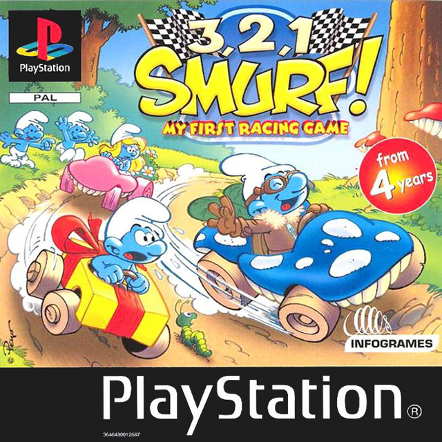 Smurf Racer! — box-2D (EU)
