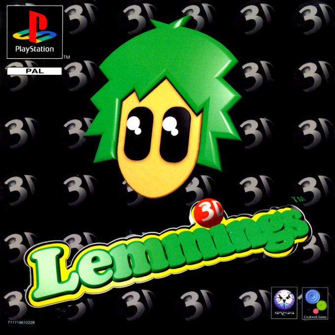 Lemmings 3d box art
