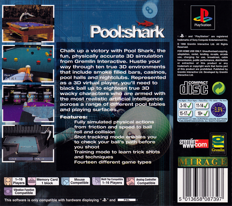 Actua Pool — box-2D-back (UK)