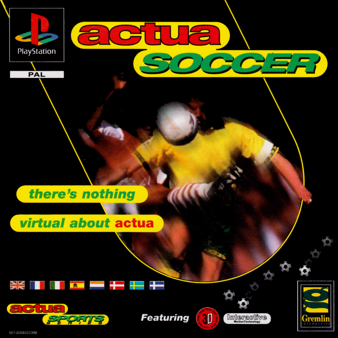 Actua Soccer — box-2D (EU)