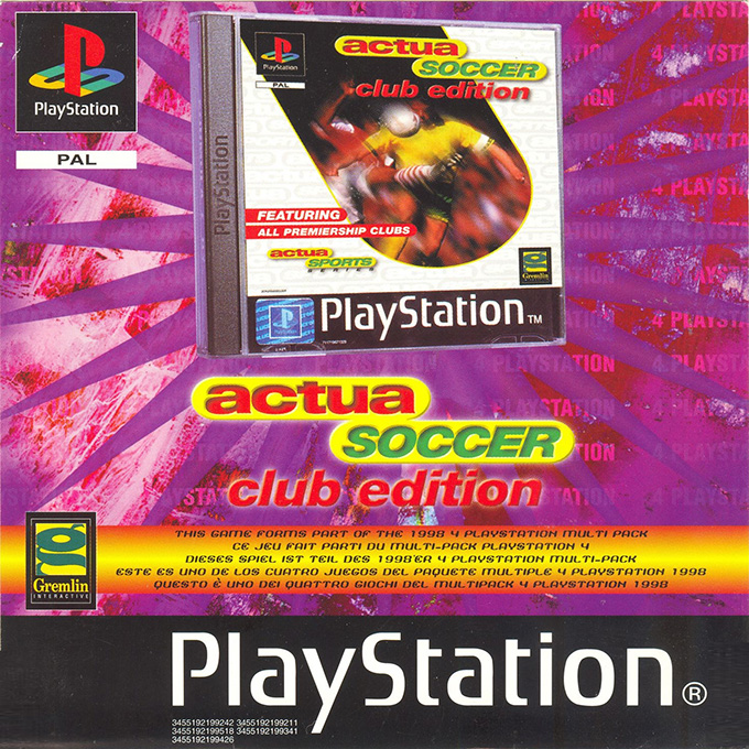 Actua Soccer - Club Edition — box-2D (FR)
