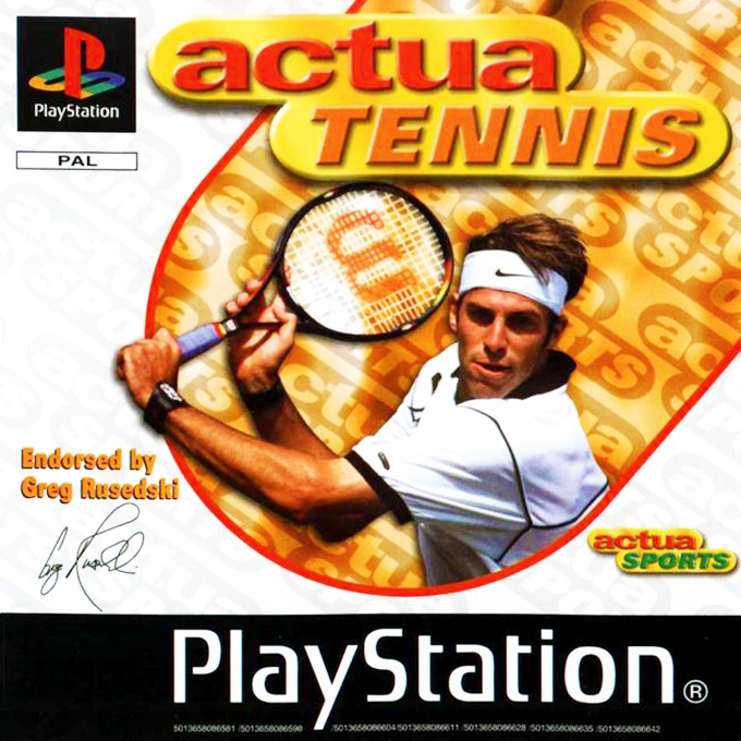 Actua Tennis box art