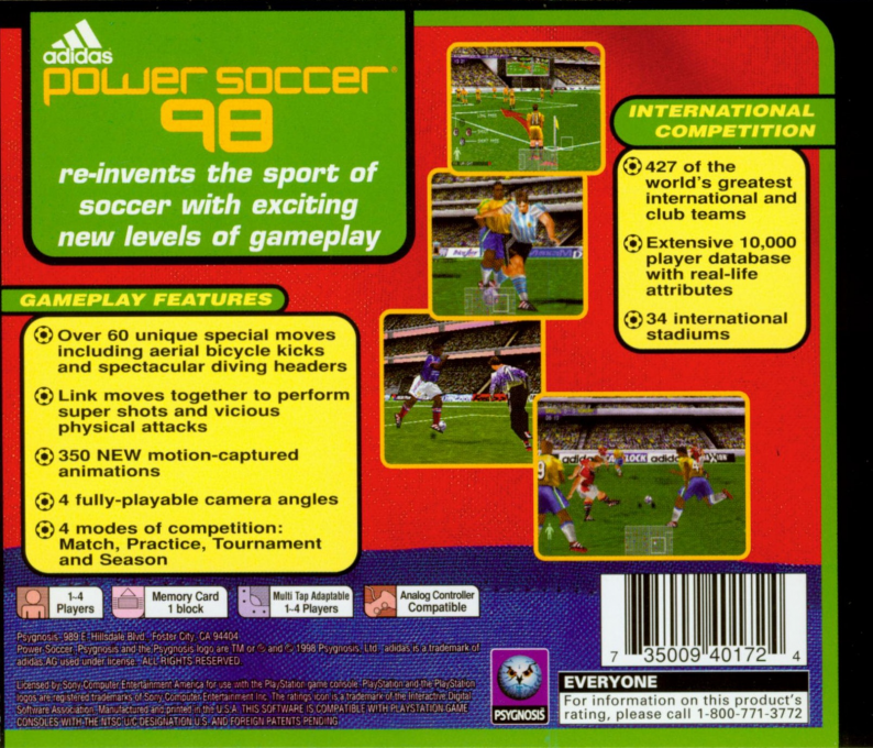 Adidas Power Soccer 98 — box-2D-back (US)