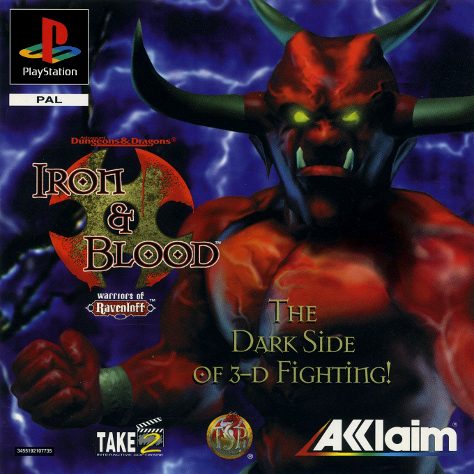 Iron And Blood - Warriors Of Ravenloft — box-2D (EU)