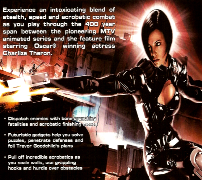 Aeon Flux — box-2D-back (EU)